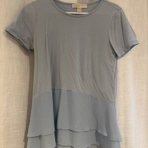 MICHAEL Michael Kors Soft Blue Layered Tee